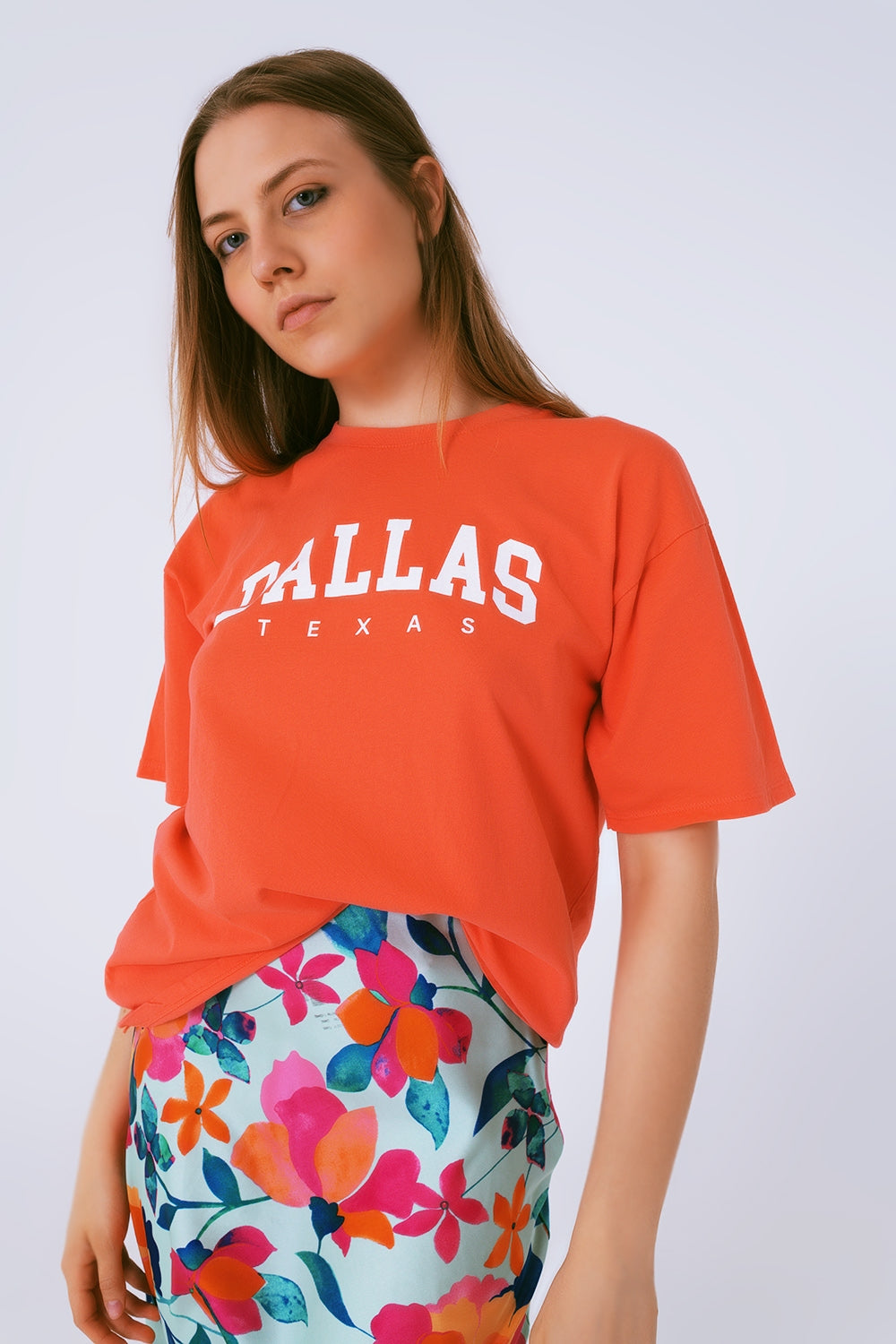 Orange Relaxed T-shirt