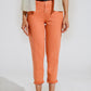 Q2 Ankle skinny Basic Jeans in orange