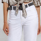 Ankle skinny  Basic Jeans in white