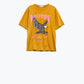 Arizona T-shirt with Eagle Digital Print in orange