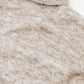 Beige fluffy high neck relax fit sweater