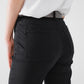 Black Skinny Flared Jeans With Front Pocket Detail