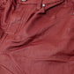 Bordeaux Faux Leather Super Skinny Pants