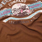 Brown Crew Neck T-shirt With Graphic Print