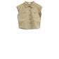 Button Up Khaki Shirt With Chest Pockets