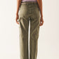 Pantalones cargo en caqui