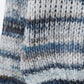 Chunky-knit sweater with marled design in blue