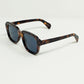 Chunky Square Sunglasses With  Dark Brown Tortoise Shell Frame