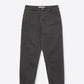 Cotton mid rise slouchy jean in Dark Gray