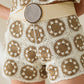 Crochet Shorts With Circle Pattern in Beige