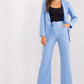 Italy Moda Chic: Elegant Flared Trousers for Formal Wear