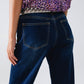 Dark wash wide leg 90's Jeans