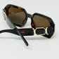 Diamond-Shaped Sunglasses In Ember with Tinted Lenses in Tortoise Shell