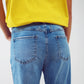 Distressed Regular Jeans in Light Blue Wash