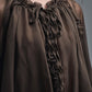 Dropped Waist Romantic Chiffon Brown Dress