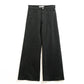 Extra wide leg trousers in black