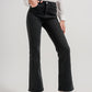 Flared jeans in black