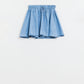 Flowing Tencel Denim Shorts With Side Pockets