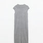 Q2 grey bodycon sleeveless midi dress