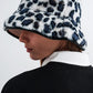 Q2 Grey bucket hat in animal print