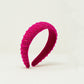 Q2 Headband with Beads in Fuchsia