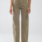 Q2 High rise slouchy mom jeans in beige