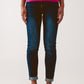 Q2 High waist skinny jeans in dark wash blue