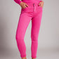 Q2 High waisted skinny jeans in fuchsia