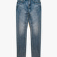 High waisted super skinny jeans in stonewash vintage blue