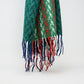 Q2 Houndstooth design Scarf in green and red