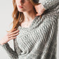 Q2 Jumper in chenille in black