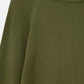 khaki Knitted jumper with balloon sleeves