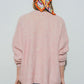 Knitted Cardigan in Pink