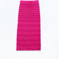 Knitted Midi Skirt in Fuschia