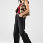 leopard print knitted vest