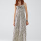 Q2 Leopard Print maxi Dress With Knot Detail