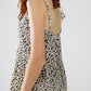 Leopard Print maxi Dress With Knot Detail