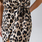 Leopard Print Wrap Playsuit