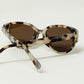 Oval Sunglasses In Havana Brown Gradient Color