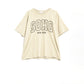Q2 Oversized Cream T-shirt With Soho New York At The Front