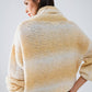 Oversized Turtleneck Comfy Sweater in Warm Neutral Tones