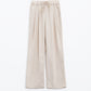 Pants In beige With Front Pockets And Drawstring Closing