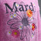 Pink Embroidered Mardi Sweater With Flowers