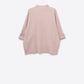 Q2 Pink Knitted Sweater with Button Details