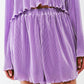 Pleated Short in lilac