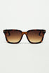 Q2 Polarised Sunglasses Brown Lens