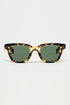 Q2 Polarised Sunglasses with dark Lens With Tortoise Sheel Frame