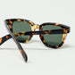 Polarised Sunglasses with dark Lens With Tortoise Sheel Frame