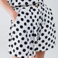 Polka dot Shorts with pockets