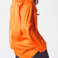 Rayon relaxed shirt in bright orange